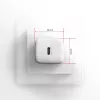Axagon ACU-PD20W võrgulaadija 1x QC3.0/AFC/FCP/PD USB-C 20W valge
