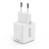 Hama 00201983 mobiilseadme laadija Kõrvaklapid, Sülearvuti, Powerbank, Nutitelefon, Tahvelarvuti Valge AC Kiirlaadimine Siseruumides