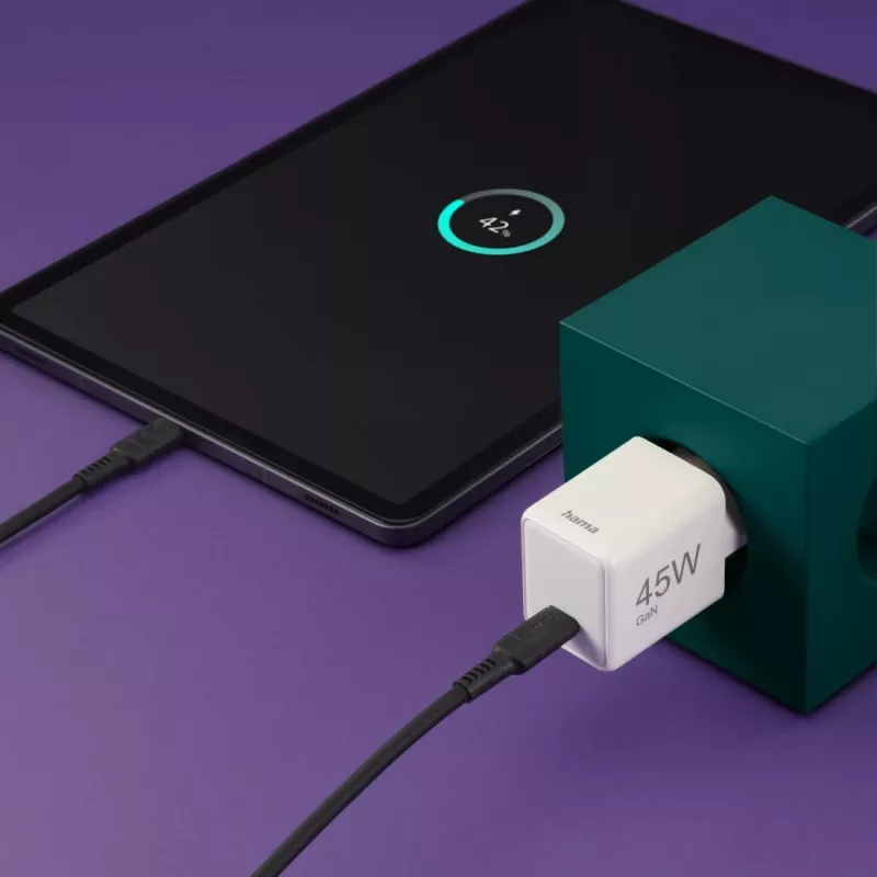 Hama 00201983 mobiilseadme laadija Kõrvaklapid, Sülearvuti, Powerbank, Nutitelefon, Tahvelarvuti Valge AC Kiirlaadimine Siseruumides