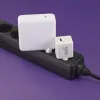 Hama 00201983 mobiilseadme laadija Kõrvaklapid, Sülearvuti, Powerbank, Nutitelefon, Tahvelarvuti Valge AC Kiirlaadimine Siseruumides
