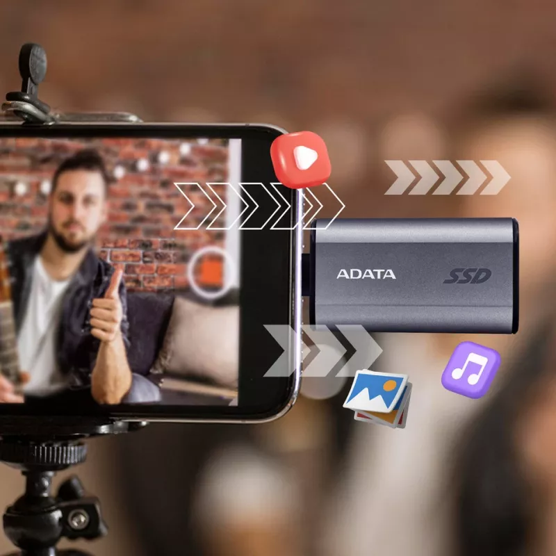 ADATA SC750 500 GB USB Type-C 3.2 Gen 2 (3.1 Gen 2) hall