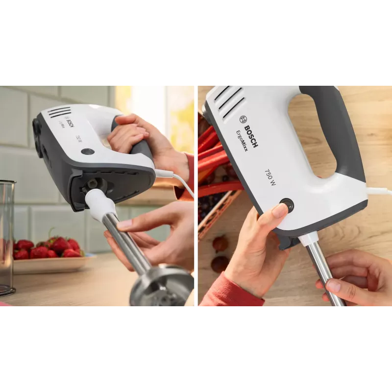 Bosch MFQ37470 mikser Käsimikser 750 W Must, Valge