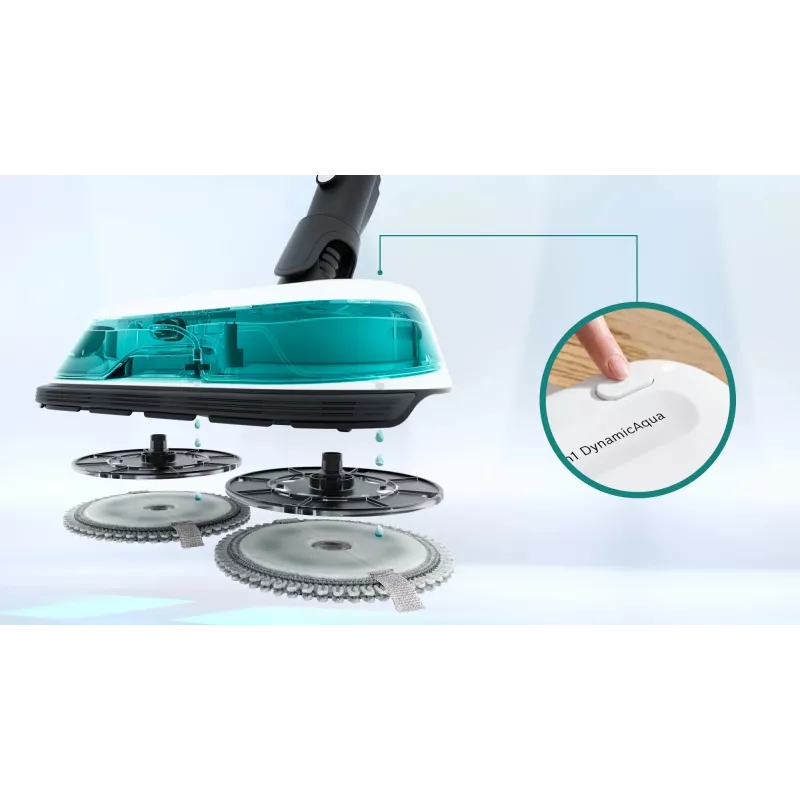 Bosch BCS71HYG1 pulkpuhasti/elektriline luud Aku Kuiv&märg HEPA Kotita 0,3 L 23,5 W Must, Valge 3 Ah