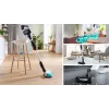 Bosch BCS71HYG1 pulkpuhasti/elektriline luud Aku Kuiv&märg HEPA Kotita 0,3 L 23,5 W Must, Valge 3 Ah