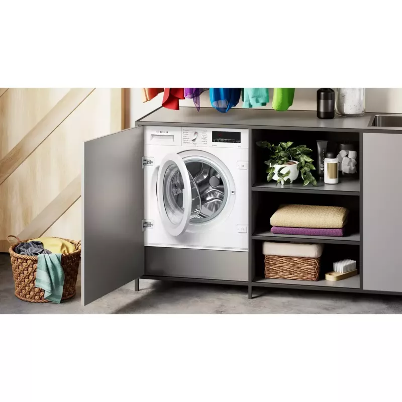 Bosch Serie 8 WIW28542EU pesumasin eestlaetav 8 kg 1400 RPM valge