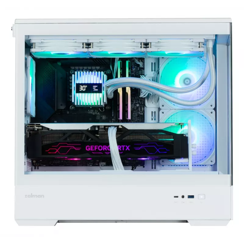 Zalman P30 V2 Mini Tower valge
