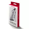Axagon HMC-6G2L USB 10Gbps jaotur, 2x USB-A, 1x USB-C, HDMI 4k/60Hz, RJ-45, PD 100W