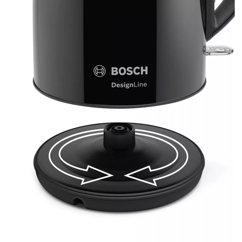 “Bosch TWK3P423” elektriline veekeetja 1,7 l 2400 W must