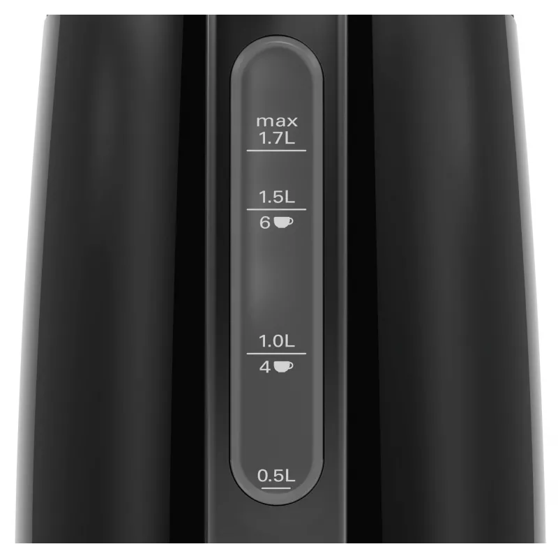“Bosch TWK3P423” elektriline veekeetja 1,7 l 2400 W must