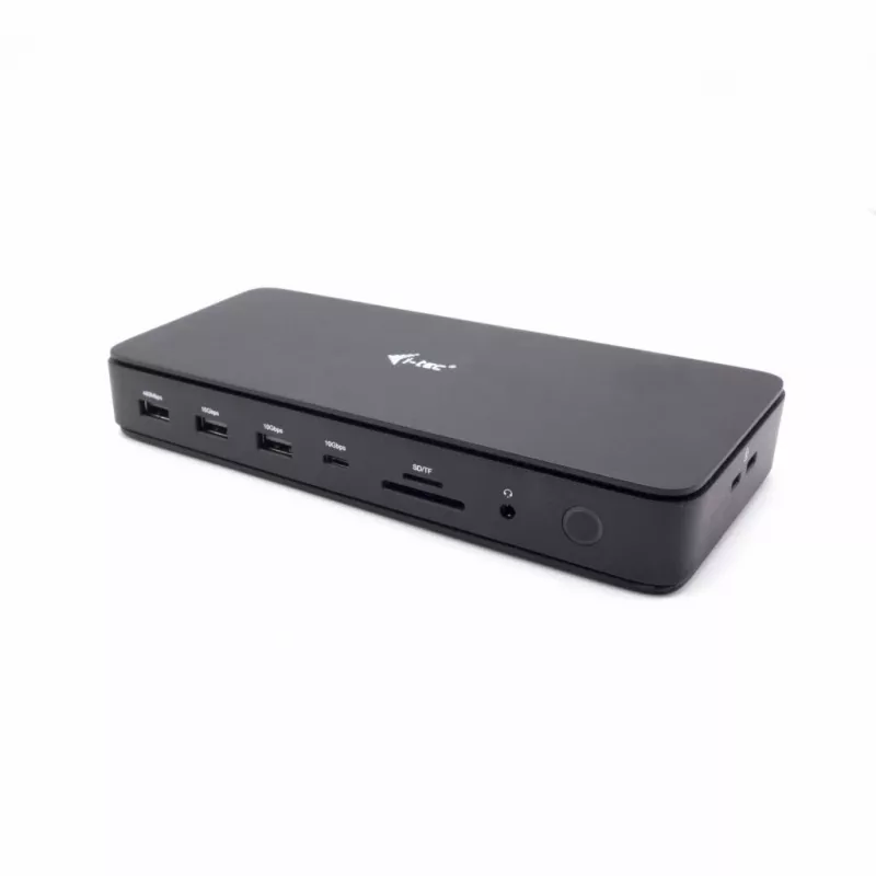 i-tec Thunderbolt 4 Dual DisplayPorti dokkimisjaam PRO + toiteedastus 92 W
