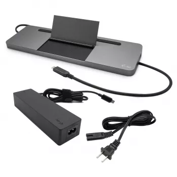 i-tec Metal SB-C Ergonomic 4K 3x Ekraan Dokkimisjaam koos Toiteedastusega 85 W + Universaalne Laadija 100 W