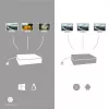 i-tec Metal SB-C Ergonomic 4K 3x Ekraan Dokkimisjaam koos Toiteedastusega 85 W + Universaalne Laadija 100 W
