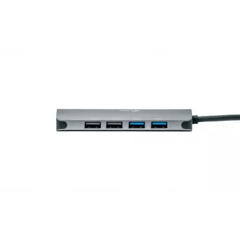 i-tec Metal USB-C Nano 2x Display dokkimisjaam PD 100 W + laadija 100 W