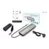i-tec Metal USB-C Nano 2x Display dokkimisjaam PD 100 W + laadija 100 W