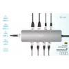 i-tec Metal USB-C Nano 2x Display dokkimisjaam PD 100 W + laadija 100 W