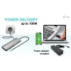 i-tec Metal USB-C Nano 2x Display dokkimisjaam PD 100 W + laadija 100 W