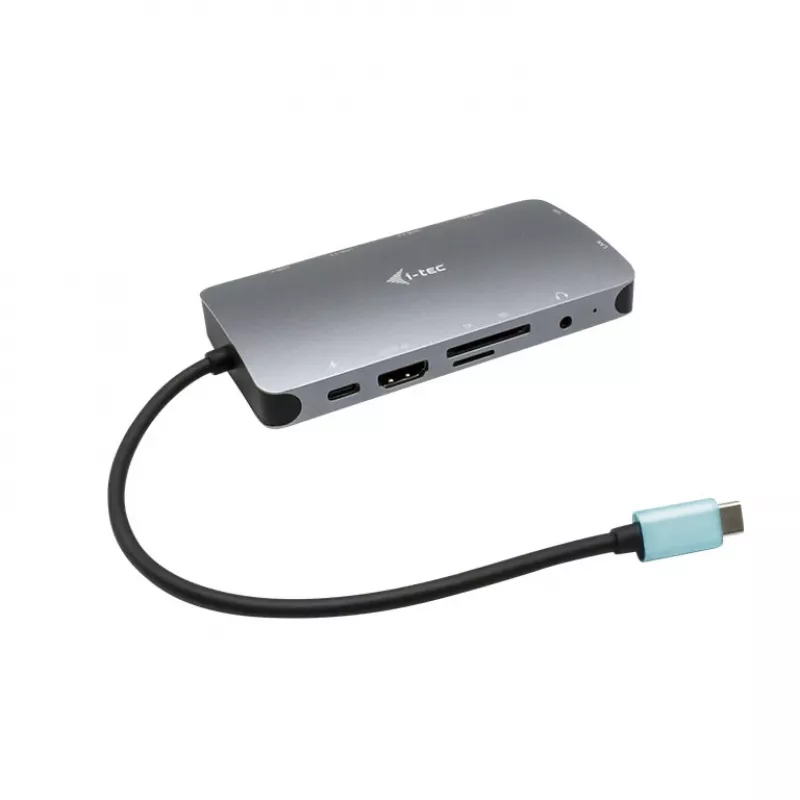 i-tec Metal USB-C Nano Dock HDMI/VGA LAN ja laadijaga 100 W