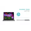 i-tec Metal USB-C Nano Dock HDMI/VGA LAN ja laadijaga 100 W