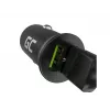Auto/siselaadija roheline Cell CADM-GC-36AA 36 W 2x USB-A must 3,6–12 V toiteallikale