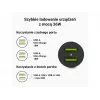 Auto/siselaadija roheline Cell CADM-GC-36AA 36 W 2x USB-A must 3,6–12 V toiteallikale