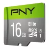 PNY Micro SD Elite 16GB Class 10 UHS-I U1 + SD-adapter, lugemiskiirus 100 MB/s