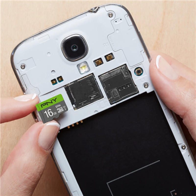 PNY Micro SD Elite 16GB Class 10 UHS-I U1 + SD-adapter, lugemiskiirus 100 MB/s
