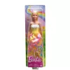 Barbie A Touch of Magic kuninglik nukk erksalt esiletõstetud juustega, liblikatrükiga seeliku ja aksessuaaridega
