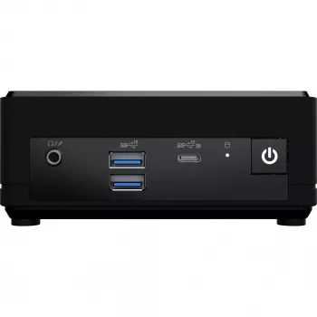 MSI Cubi N ADL S-078EU Intel® N N100 4 GB DDR4-SDRAM 128 GB SSD Windows 11 Pro Mini-arvuti Must