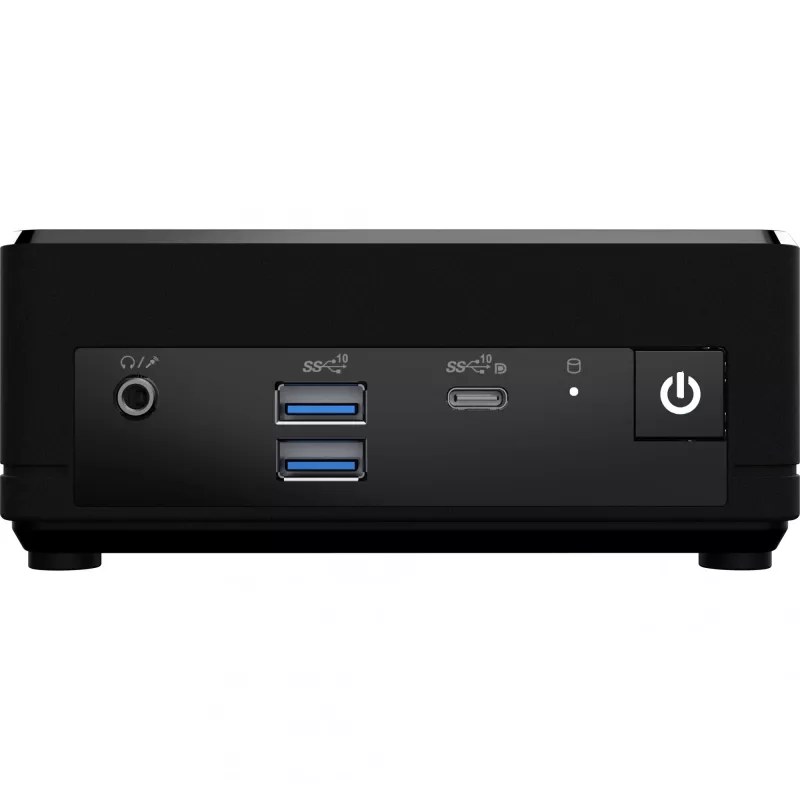 MSI Cubi N ADL S-078EU Intel® N N100 4 GB DDR4-SDRAM 128 GB SSD Windows 11 Pro Mini-arvuti Must