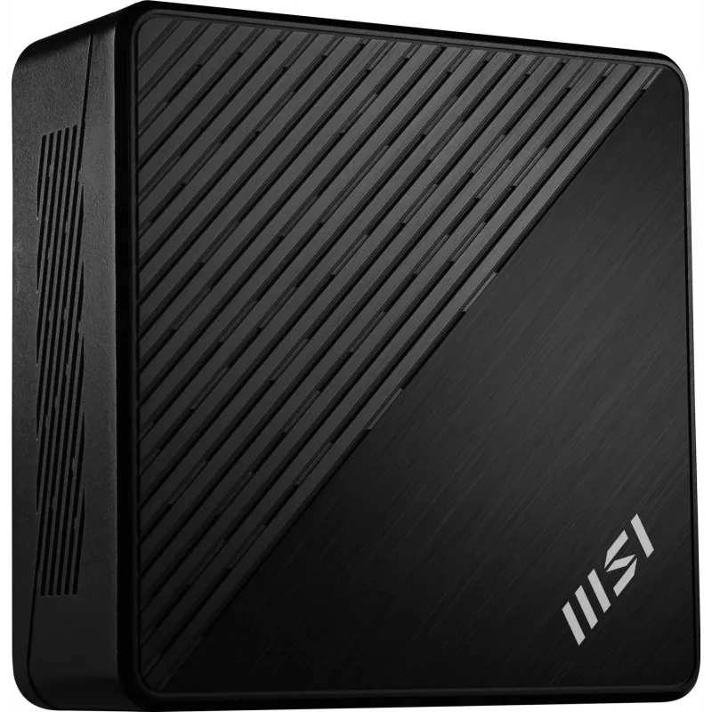 MSI Cubi N ADL S-078EU Intel® N N100 4 GB DDR4-SDRAM 128 GB SSD Windows 11 Pro Mini-arvuti Must