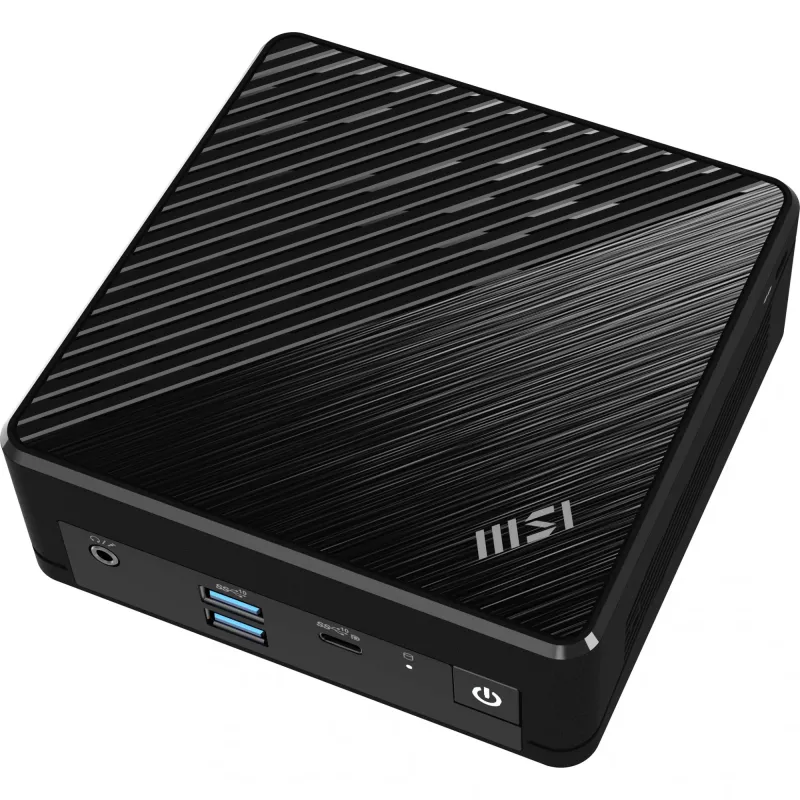 MSI Cubi N ADL S-078EU Intel® N N100 4 GB DDR4-SDRAM 128 GB SSD Windows 11 Pro Mini-arvuti Must