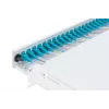DIGITUS Fiiberoptiline Liugümbersplaisimiskarp, 1U, varustatud 24x LC dupleks, sh M 25 kruvi, splaissikassett OM3 värvilised notsud, adapter