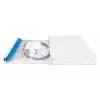 DIGITUS kiudoptiline liugliitesalv, 1U, varustatud 24x LC duplex, sisaldab M 25 kruvi, liitesalv Singlemode OS2, värvilised sabakiud