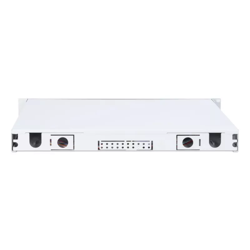 DIGITUS kiudoptiline liugliitesalv, 1U, varustatud 24x LC duplex, sisaldab M 25 kruvi, liitesalv Singlemode OS2, värvilised sabakiud