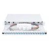 DIGITUS kiudoptiline liugliitesalv, 1U, varustatud 24x LC duplex, sisaldab M 25 kruvi, liitesalv Singlemode OS2, värvilised sabakiud