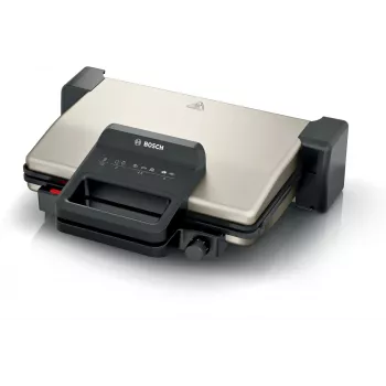 Kontaktgrill Bosch TCG3302 2000W koos 310x220 mm keraamiliste plaatidega, reguleeritava termostaadiga, eemaldatavate, nõudepesumasinas pestavate plaatidega