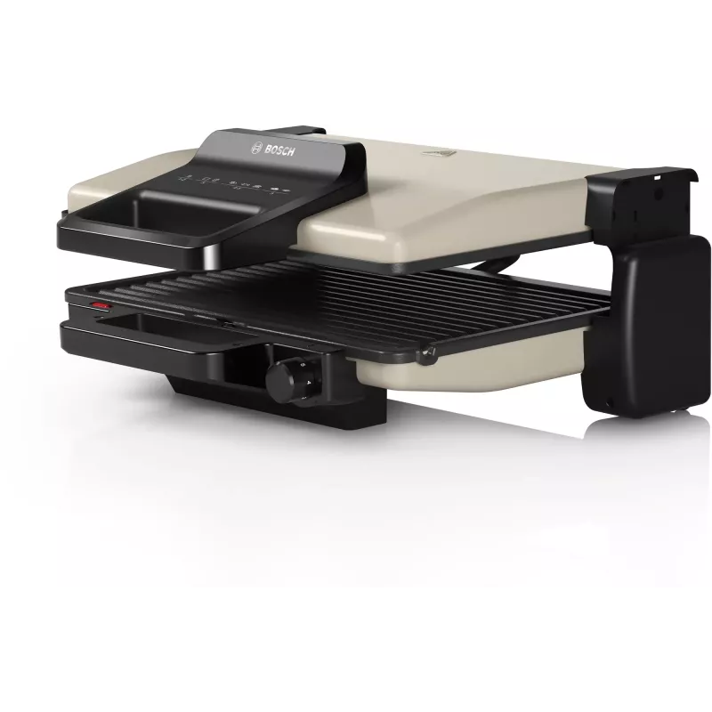 Kontaktgrill Bosch TCG3302 2000W koos 310x220 mm keraamiliste plaatidega, reguleeritava termostaadiga, eemaldatavate, nõudepesumasinas pestavate plaatidega