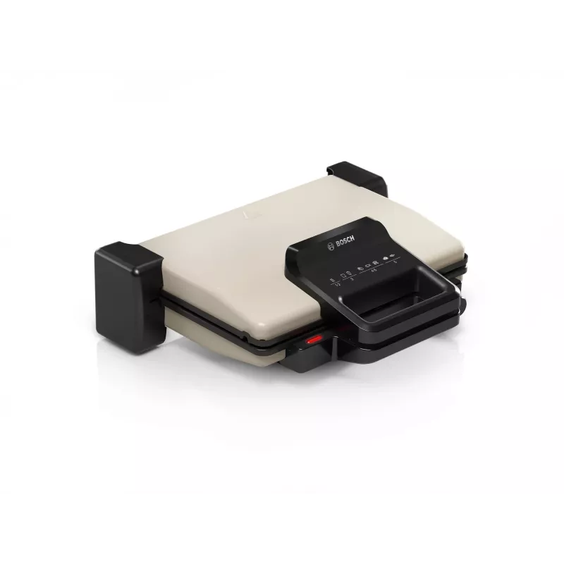 Kontaktgrill Bosch TCG3302 2000W koos 310x220 mm keraamiliste plaatidega, reguleeritava termostaadiga, eemaldatavate, nõudepesumasinas pestavate plaatidega