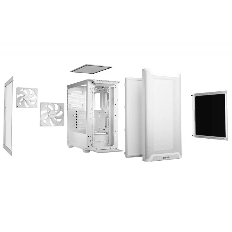 be quiet PURE BASE 501 Airflow Window Valge Midi Tower