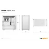 be quiet PURE BASE 501 Airflow Window Valge Midi Tower