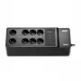 APC Back-UPS, 500 VA/300 W, põrandale/seinale, 230 V, 8x CEE 7/3 Schuko pistikupesa, USB Type A port, kasutaja vahetatav aku