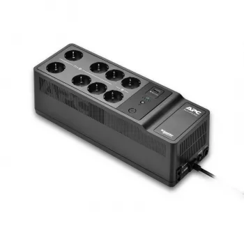 APC Back-UPS, 500 VA/300 W, põrandale/seinale, 230 V, 8x CEE 7/3 Schuko pistikupesa, USB Type A port, kasutaja vahetatav aku