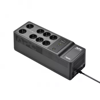 APC Back-UPS, 1050VA/600W põranda/seinale kinnitatav, 230V, 8x Schuko CEE 7/3 pistikupesa, USB Type A+C port, kasutaja vahetatav aku