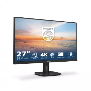 Philips 27E1N1800A/00 arvutimonitor 68,6 cm (27 tolli) 3840 x 2160 pikslit 4K Ultra HD LED must