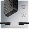 Axagon EEM2-20G USB-C 20Gbps - M.2 NVMe SSD ARMORED karp, SSD korpus, M.2, M.2, NVMe-oF, PCI Express, 20 Gbit/s, USB-ühenduvus, Must