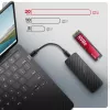 Axagon EEM2-20G USB-C 20Gbps - M.2 NVMe SSD ARMORED karp, SSD korpus, M.2, M.2, NVMe-oF, PCI Express, 20 Gbit/s, USB-ühenduvus, Must