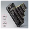 Axagon EEM2-20G USB-C 20Gbps - M.2 NVMe SSD ARMORED karp, SSD korpus, M.2, M.2, NVMe-oF, PCI Express, 20 Gbit/s, USB-ühenduvus, Must