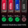 Axagon EEM2-GAM väline USB-C 10Gbps metallkarp M.2 NVMe ja SATA SSD ketastele. Kruvivaba