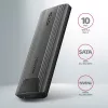Axagon EEM2-GTS2 väline USB-C 10Gbps metallkorpus M.2 NVMe ja SATA SSD ketastele. Kruvivaba