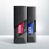 Axagon EEM2-GTS2 väline USB-C 10Gbps metallkorpus M.2 NVMe ja SATA SSD ketastele. Kruvivaba